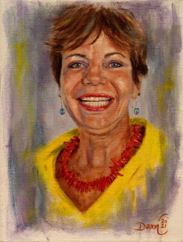 Carmen met rode ketting