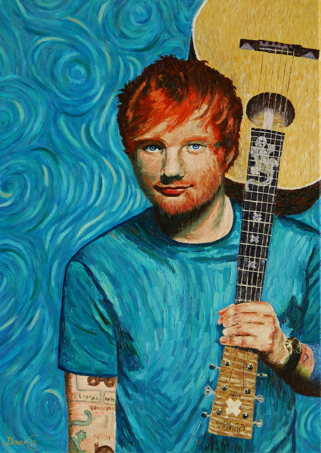 Ed Sheeran (a la Van Gogh)