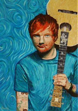 Ed Sheeran (a la Van Gogh)