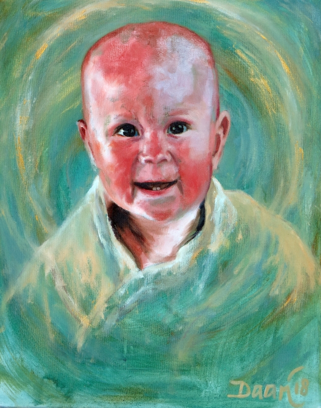 Sebastiaan, kleine Buddha